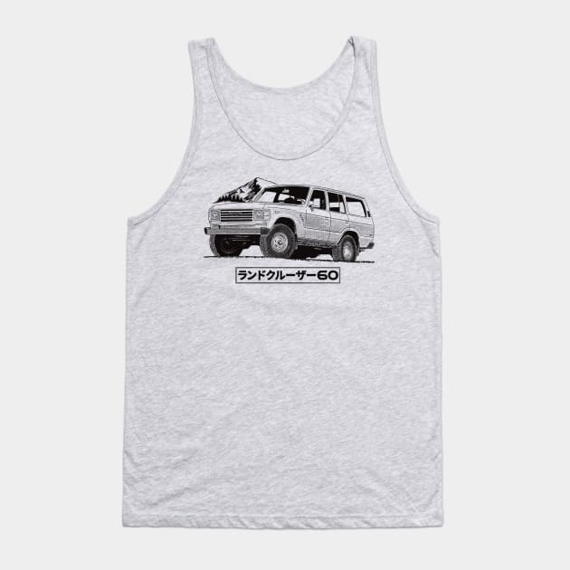 Landcruiser 60 Series Tank Top by Saturasi